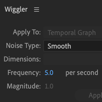 Wiggler Panel