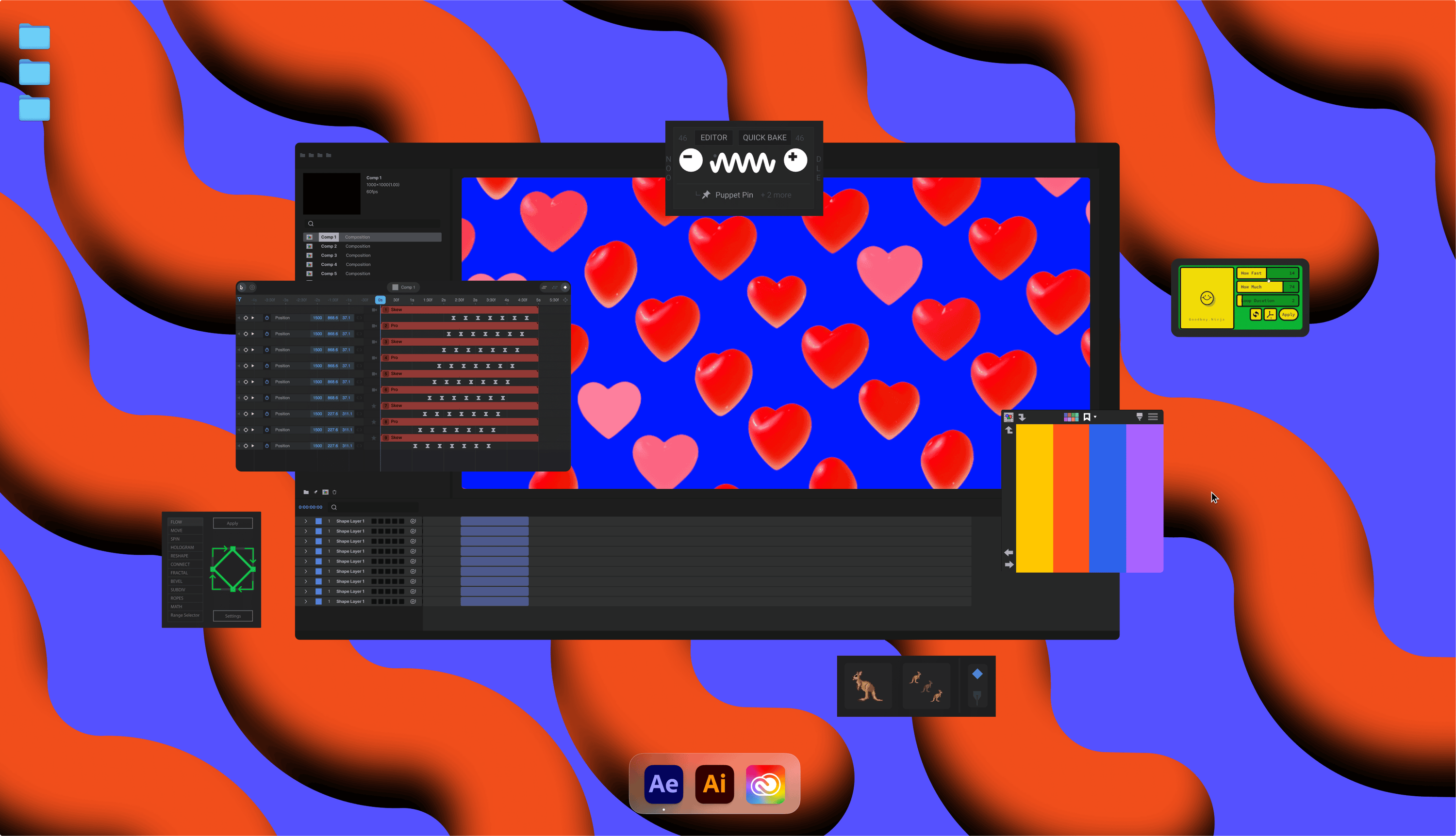 Adobe After Effects Plugins Floating On Top Of After Effects Main User Interface